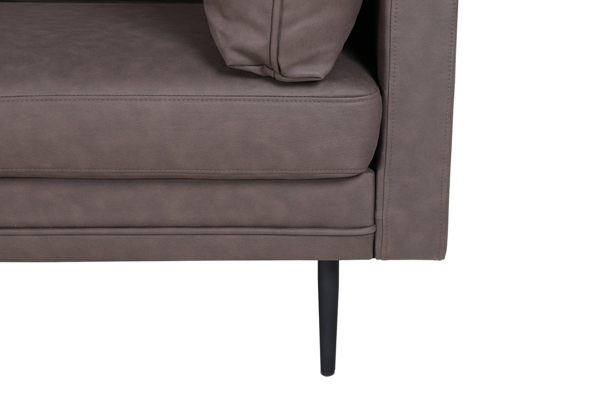 Boom soffa, brun