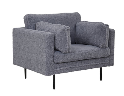 Boom fåtölj, mörkgrå