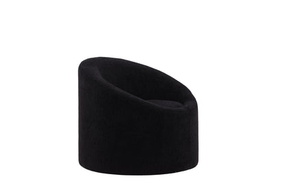 Warren fåtölj, svart