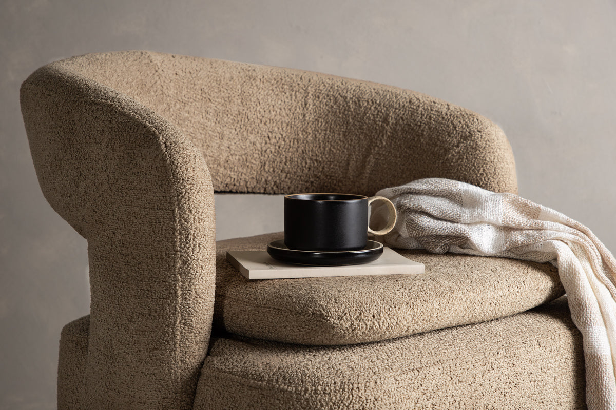 Laurel fåtölj, brun