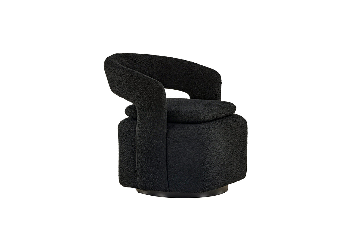 Laurel fåtölj, svart