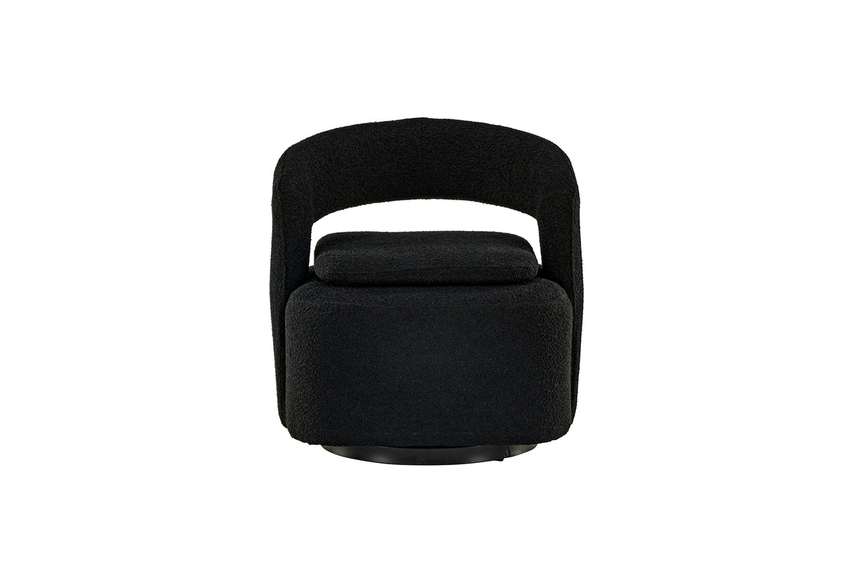 Laurel fåtölj, svart