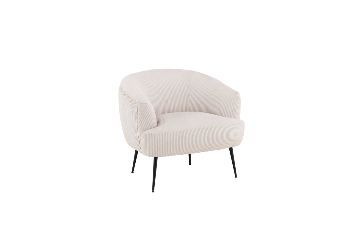 Derry fåtölj, beige manchester