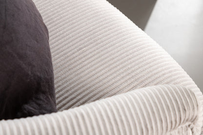 Derry fåtölj, beige manchester