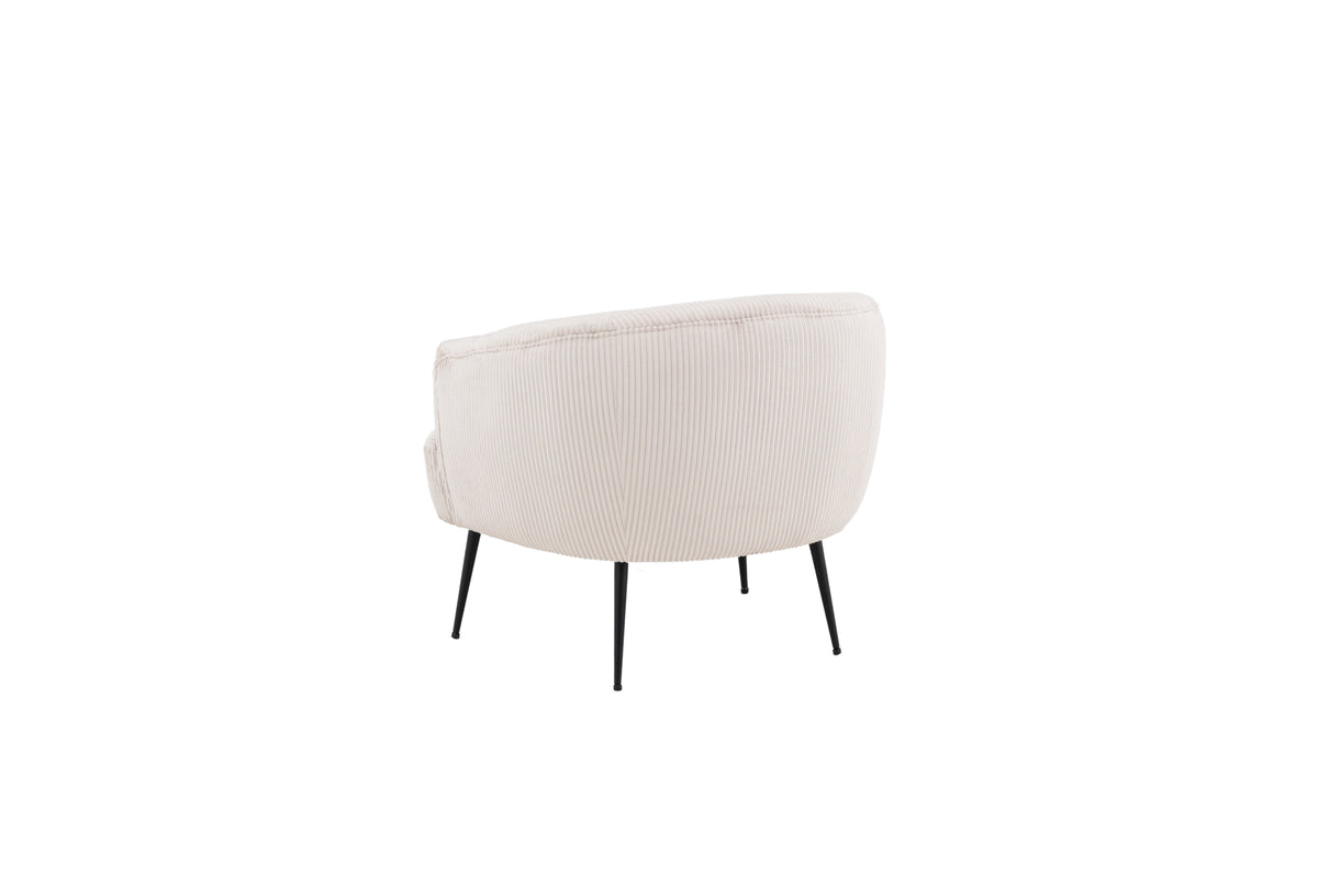 Derry fåtölj, beige manchester