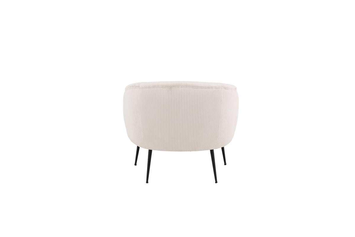 Derry fåtölj, beige manchester