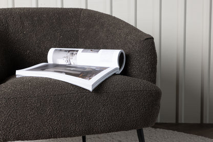 Derry fåtölj, mörkgrå