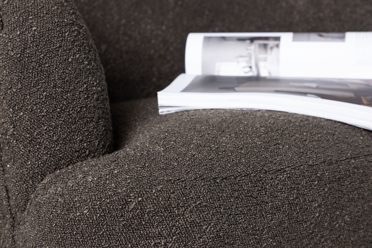 Derry fåtölj, mörkgrå