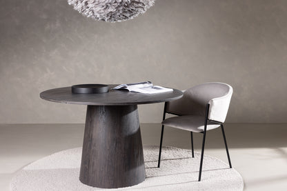 Lanzo matbord ⌀120, mocka