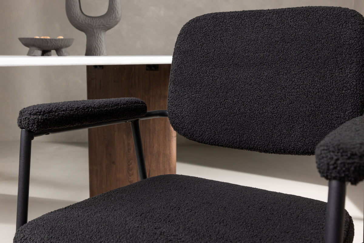 Yesterday matstol x2, svart