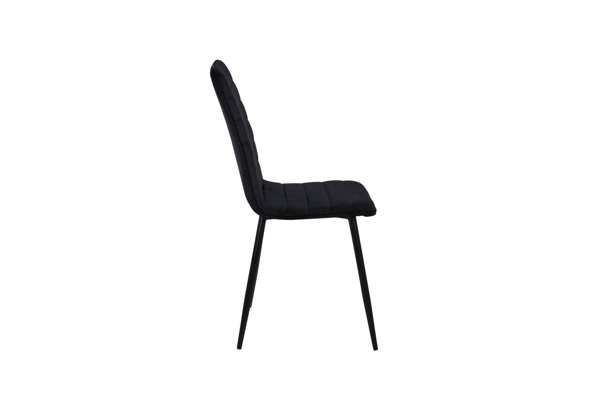 Windu matstol x2, svart