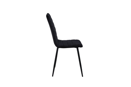 Windu matstol x2, svart