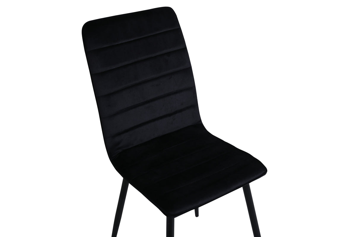 Windu matstol x2, svart