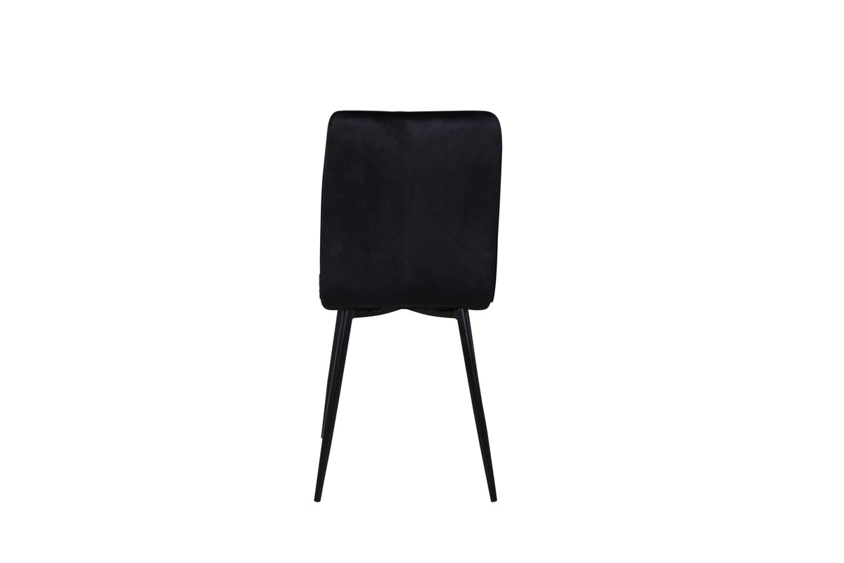 Windu matstol x2, svart