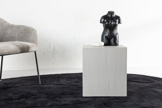 York soffbord 40 x 40 cm, vitputsad