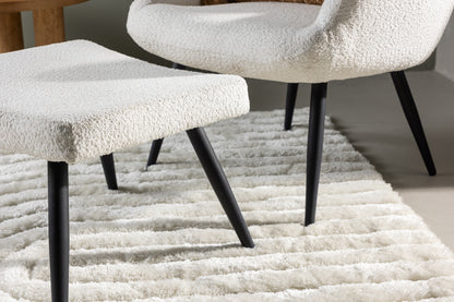 Como fåtölj & fotpall