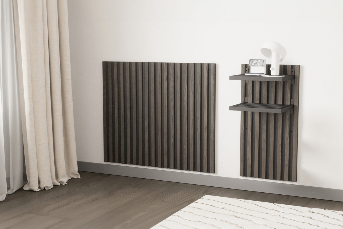 Toulon väggpanel, mocka 80x41x3