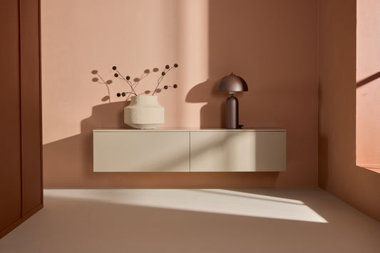 Frihamn byrå, beige 160x45x35