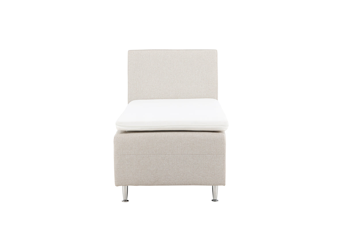 Mesa enkelsäng 90x200, beige