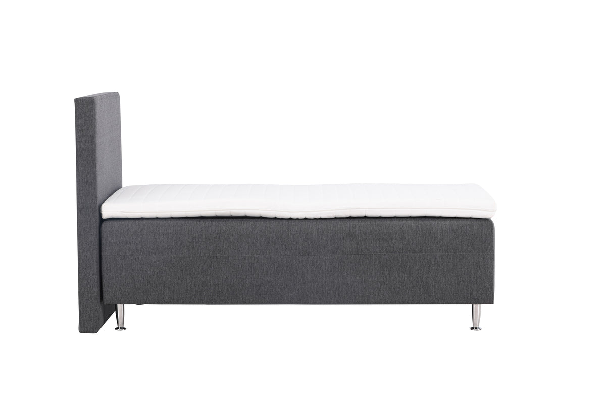 Mesa enkelsäng 90x200, mörkgrå