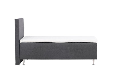Mesa enkelsäng 90x200, mörkgrå