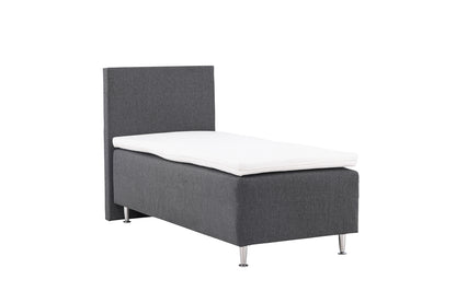 Mesa enkelsäng 90x200, mörkgrå