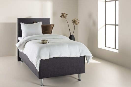 Mesa enkelsäng 90x200, mörkgrå