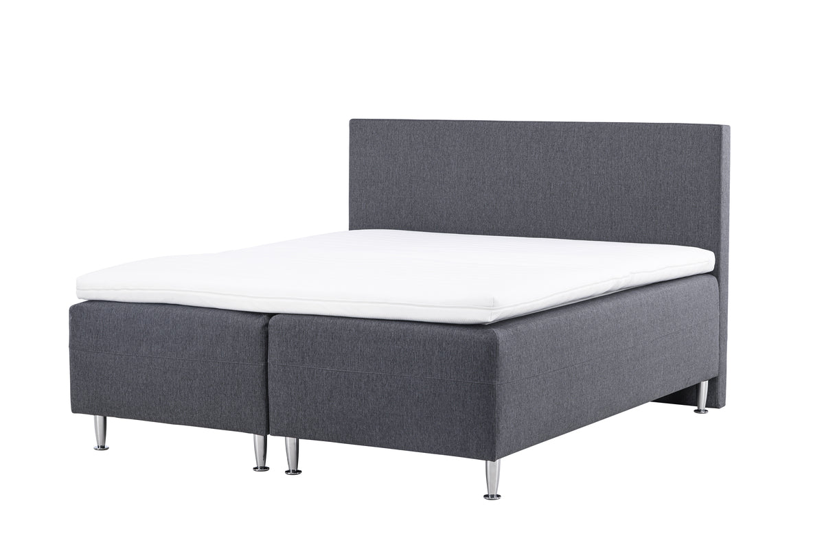 Mesa dubbelsäng 180x200, mörkgrå