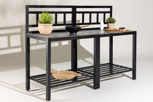 Alicante utekök, sektion