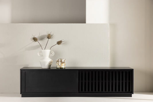 Lugo tv-bänk, svart
