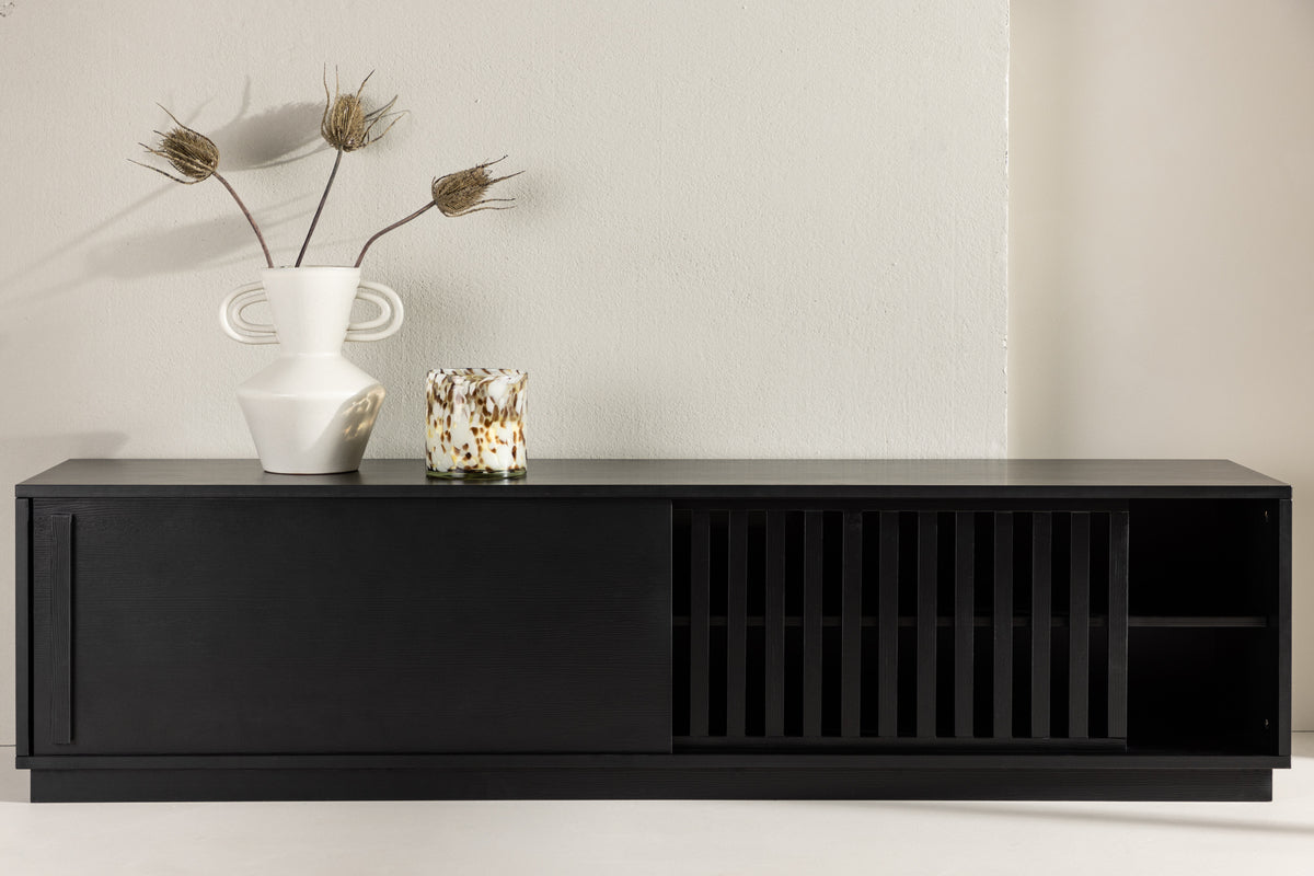 Lugo tv-bänk, svart