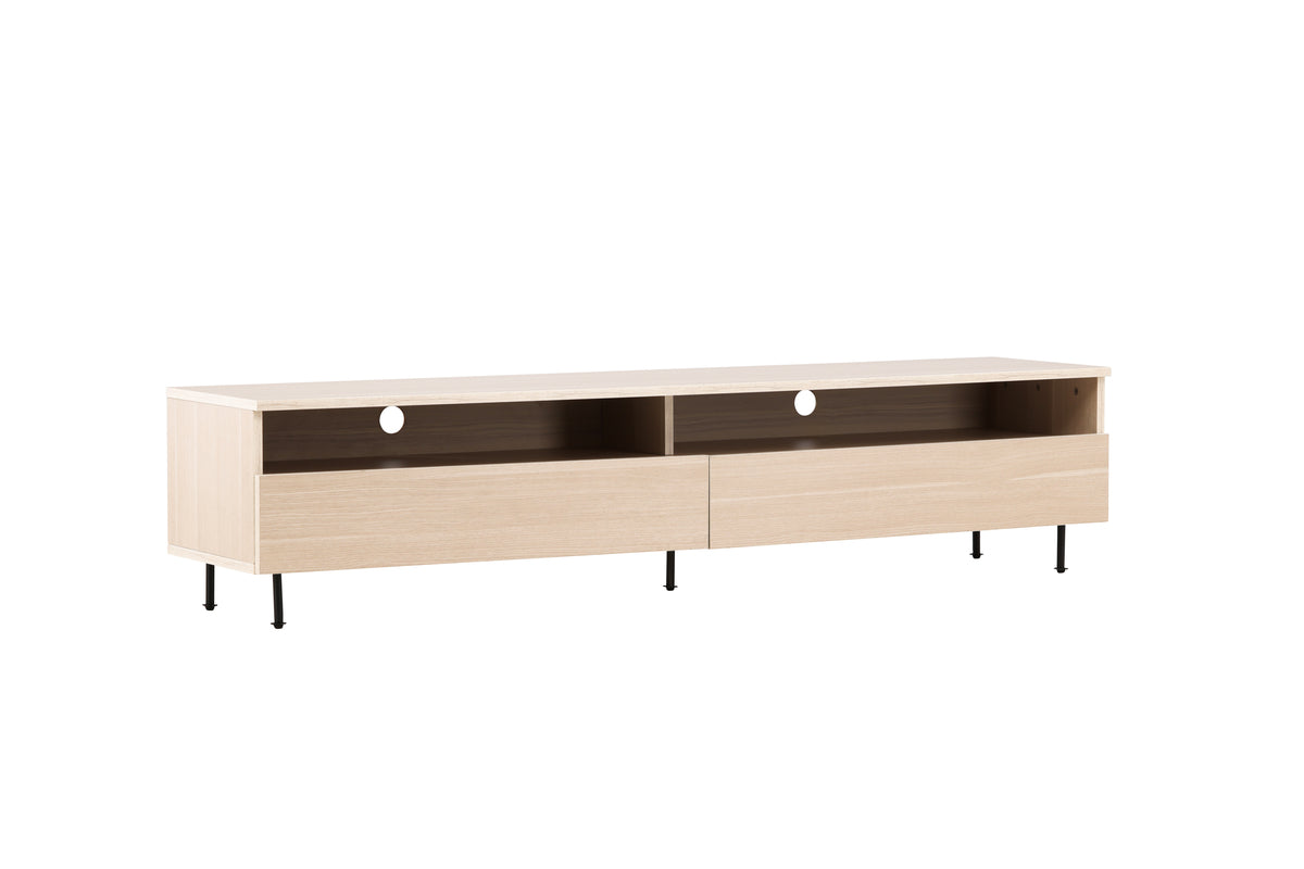 Navarra tv-bänk, vitputsad