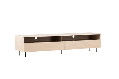 Navarra tv-bänk, vitputsad