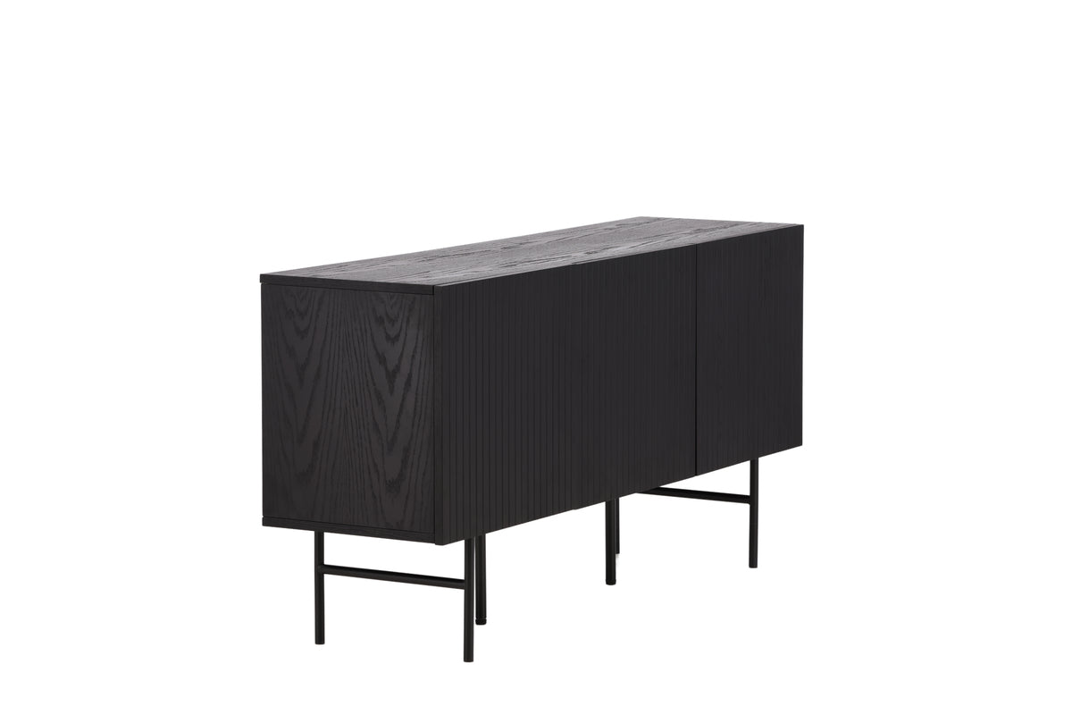 Björkön skåp, svart 75x150x42