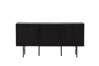 Björkön skåp, svart 75x150x42