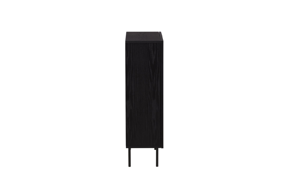 Björkön skåp, svart 103x80x30
