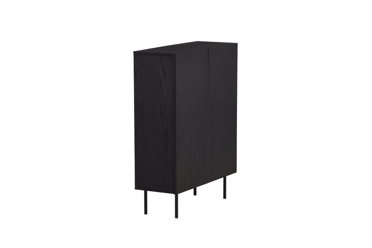 Björkön skåp, svart 103x80x30