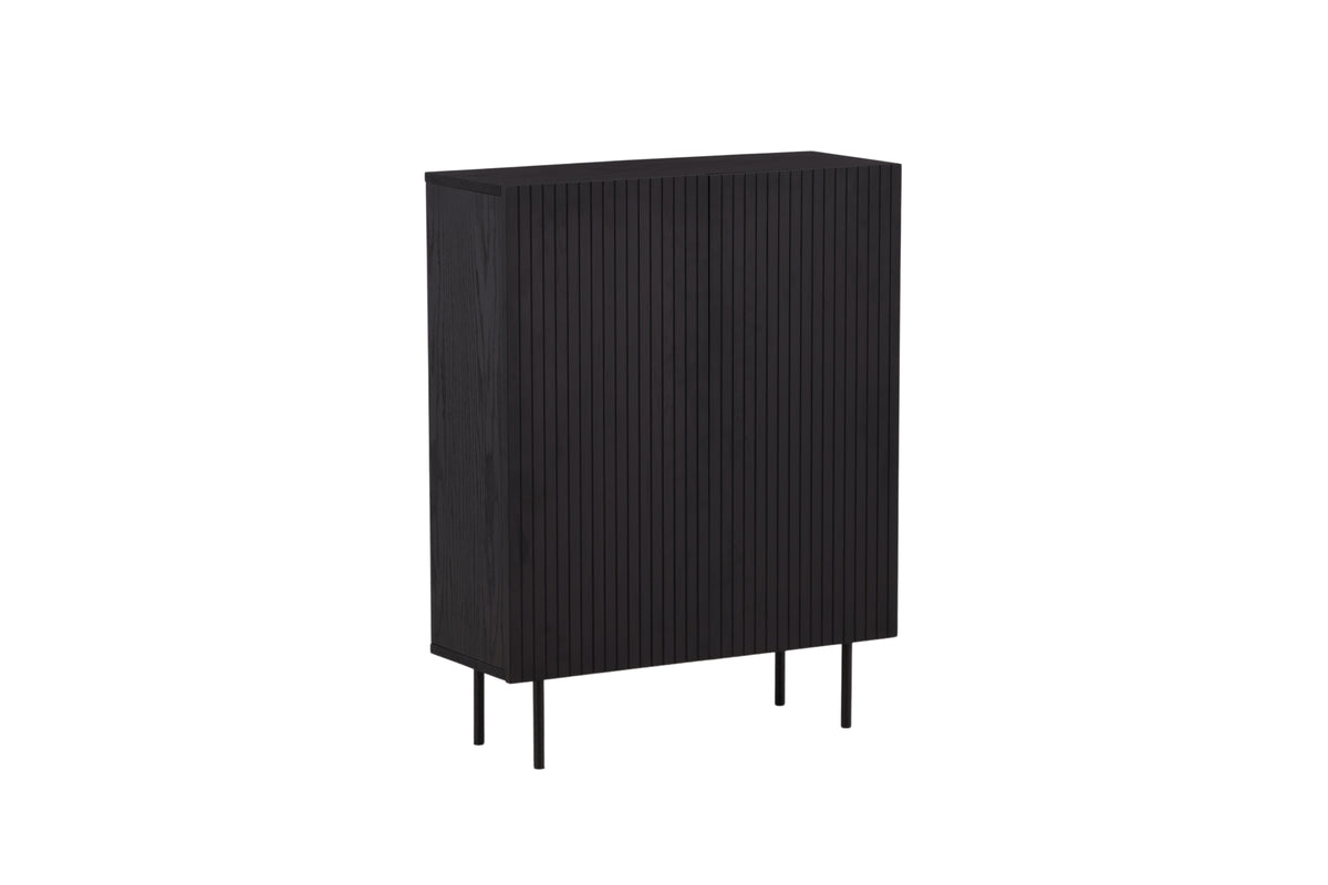 Björkön skåp, svart 103x80x30