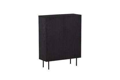 Björkön skåp, svart 103x80x30