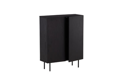 Björkön skåp, svart 103x80x30