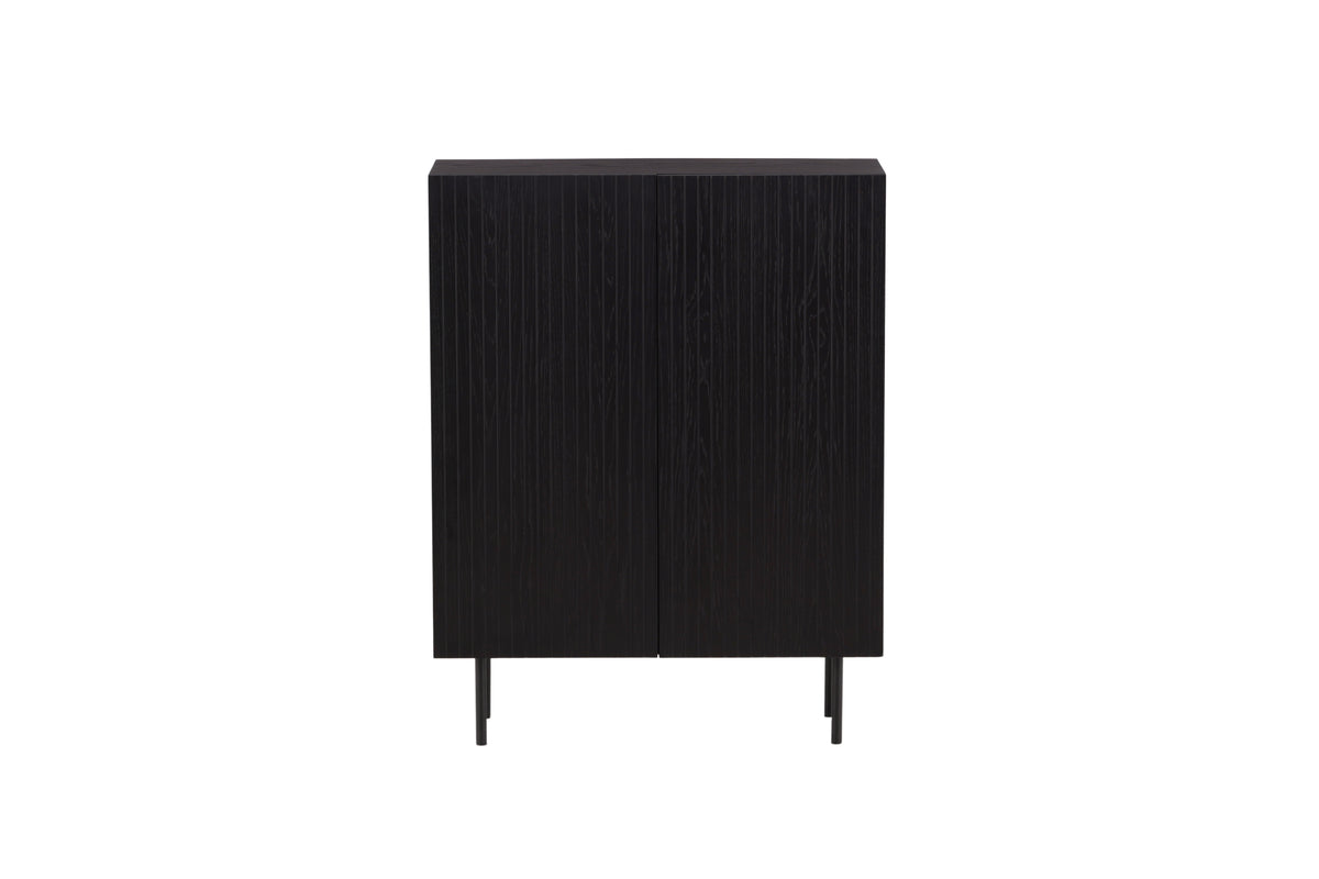 Björkön skåp, svart 103x80x30