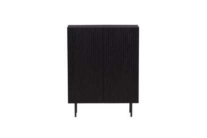 Björkön skåp, svart 103x80x30