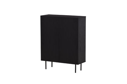 Björkön skåp, svart 103x80x30