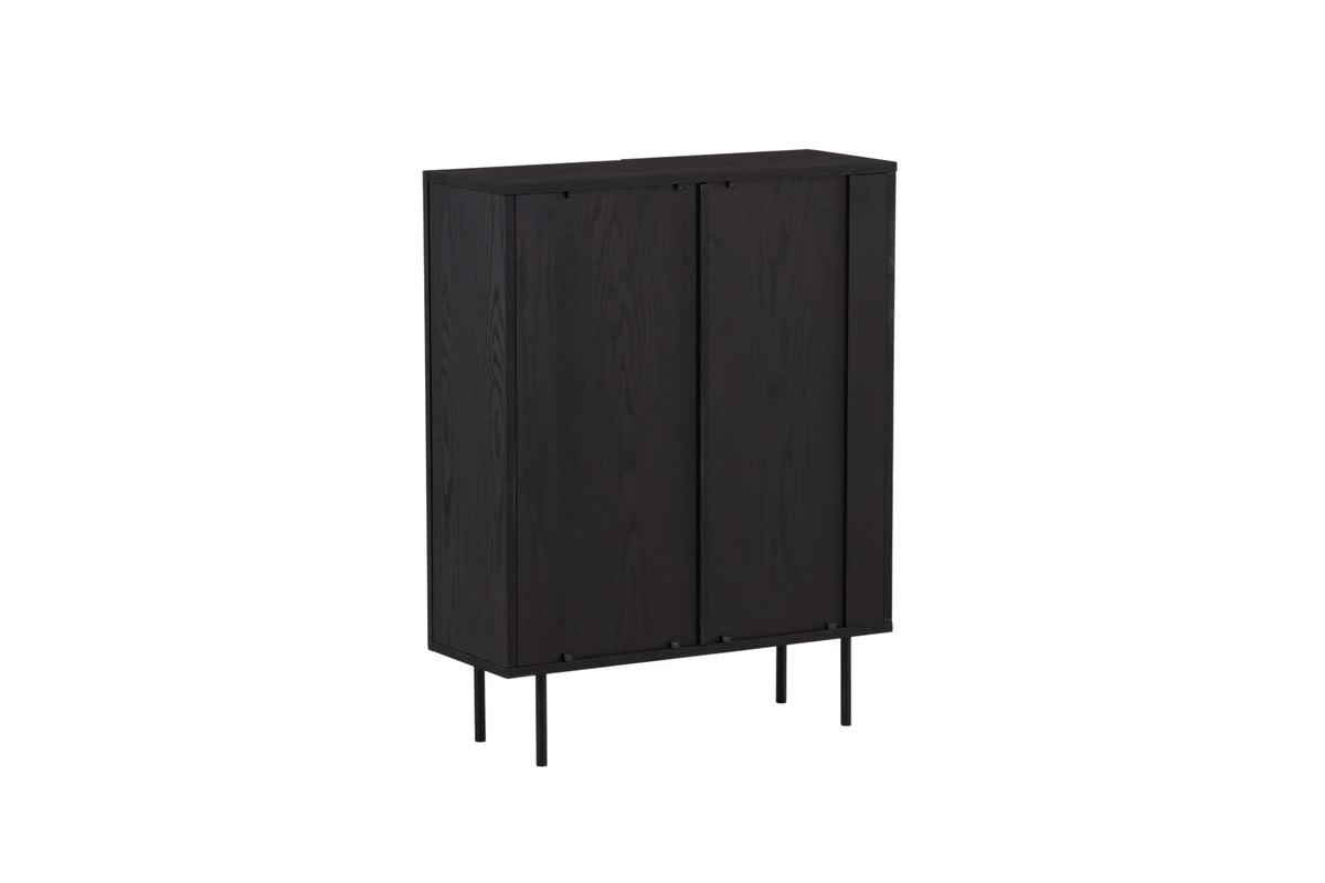 Björkön skåp, svart 103x80x30