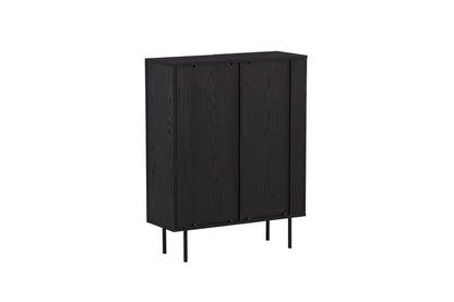 Björkön skåp, svart 103x80x30