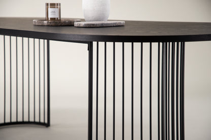 Hamneskär matbord, svart