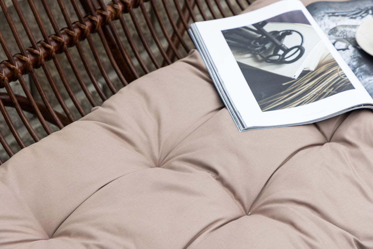 Nella 2-sitssoffa, mörk valnöt