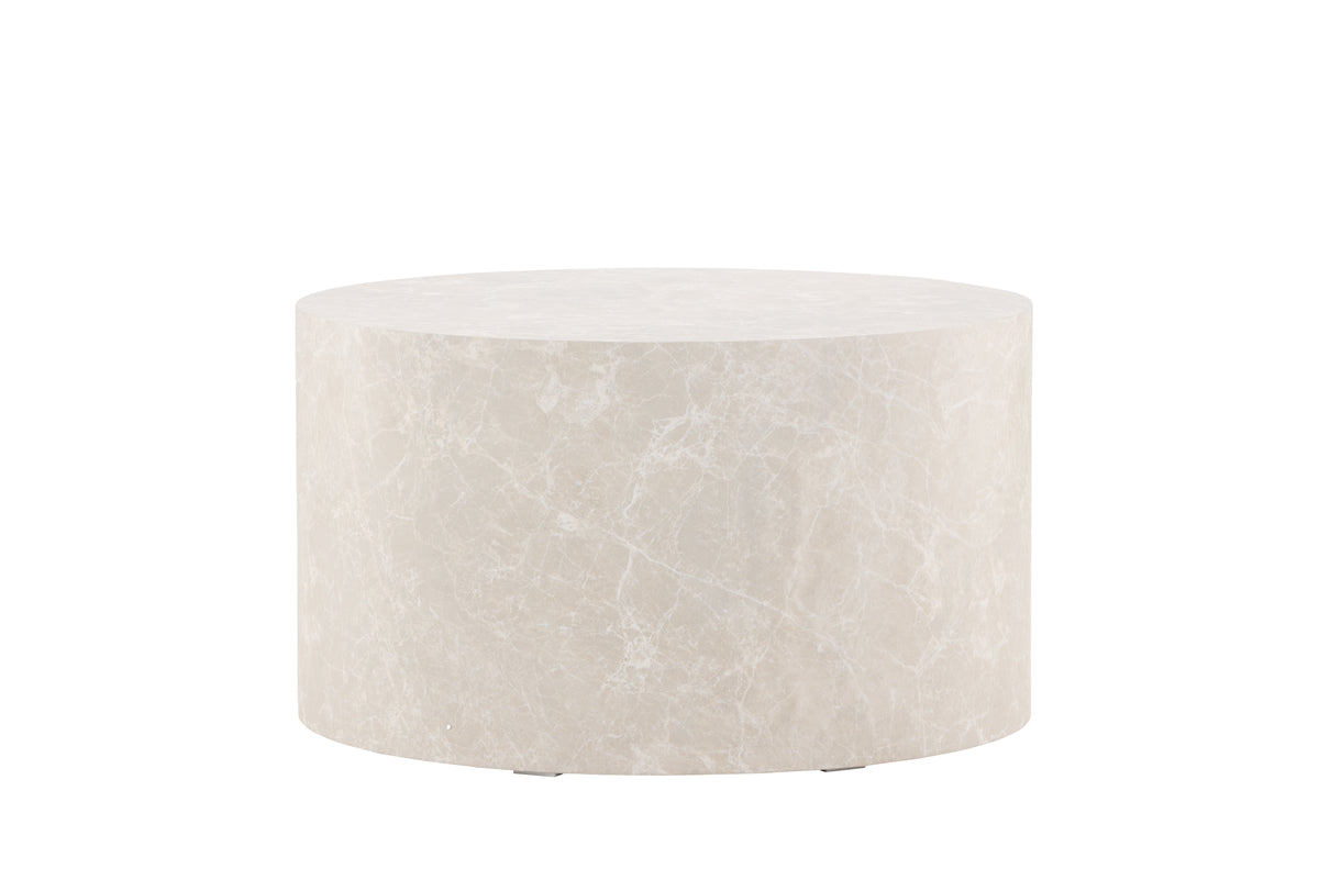 York soffbord ⌀80, beige