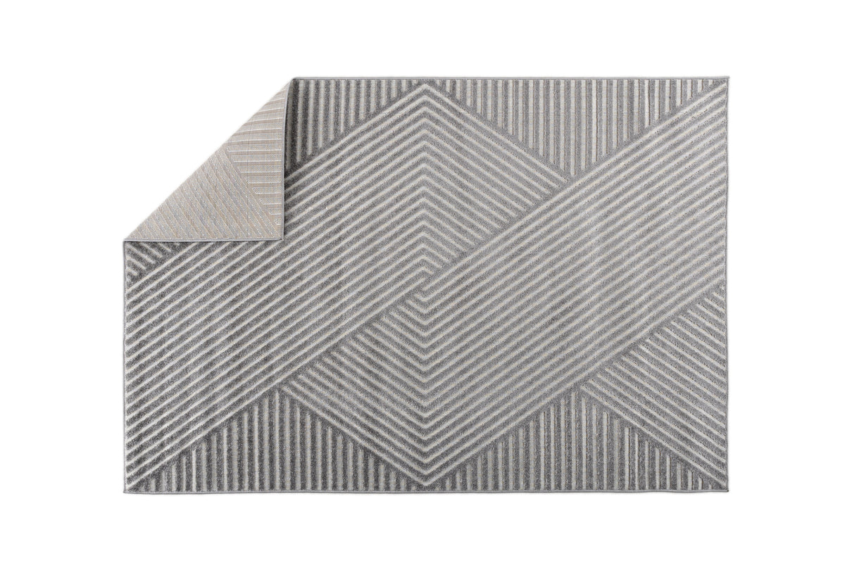 Aron matta 290 x 200, grå