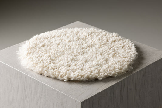 Katy stolsdyna Ø34, vit